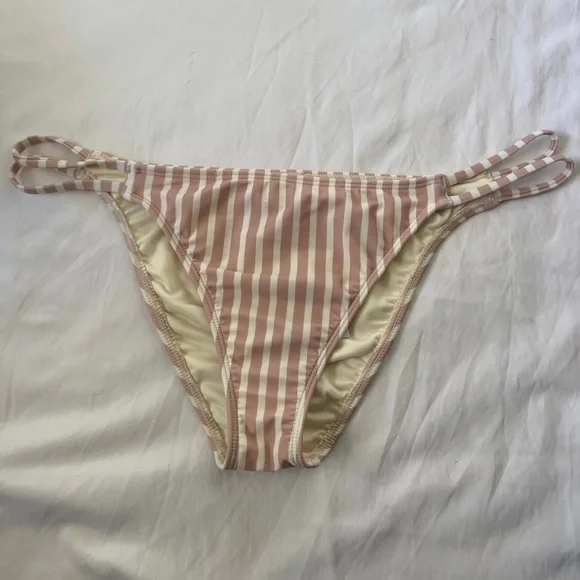 O’Neill  Juniors Cardiff Lillia Striped Cheeky Bikini Bottom Size XL - Picture 2 of 3